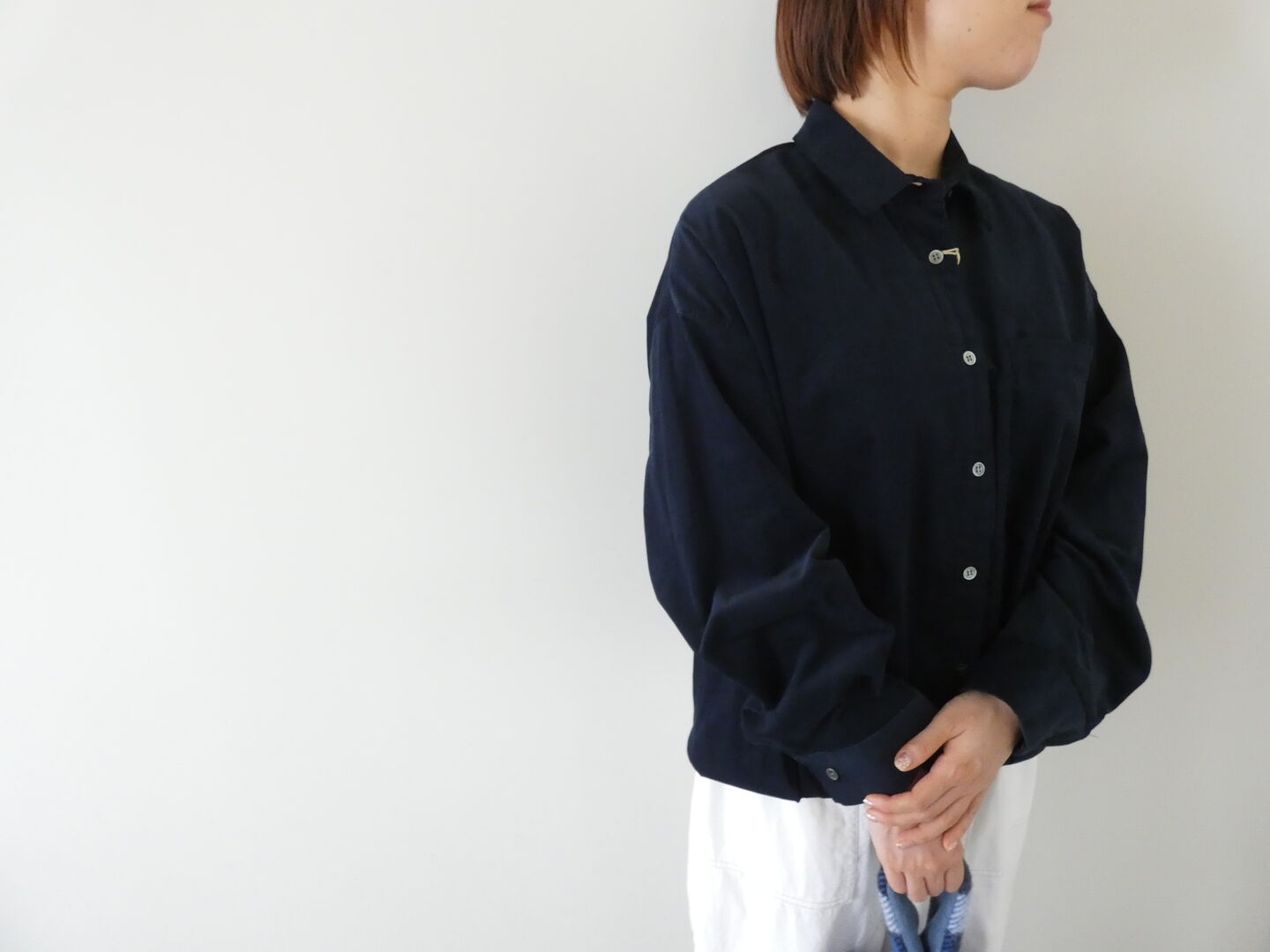 MidiUmi(ミディウミ) コーデュロイバルーンシャツの商品画像7