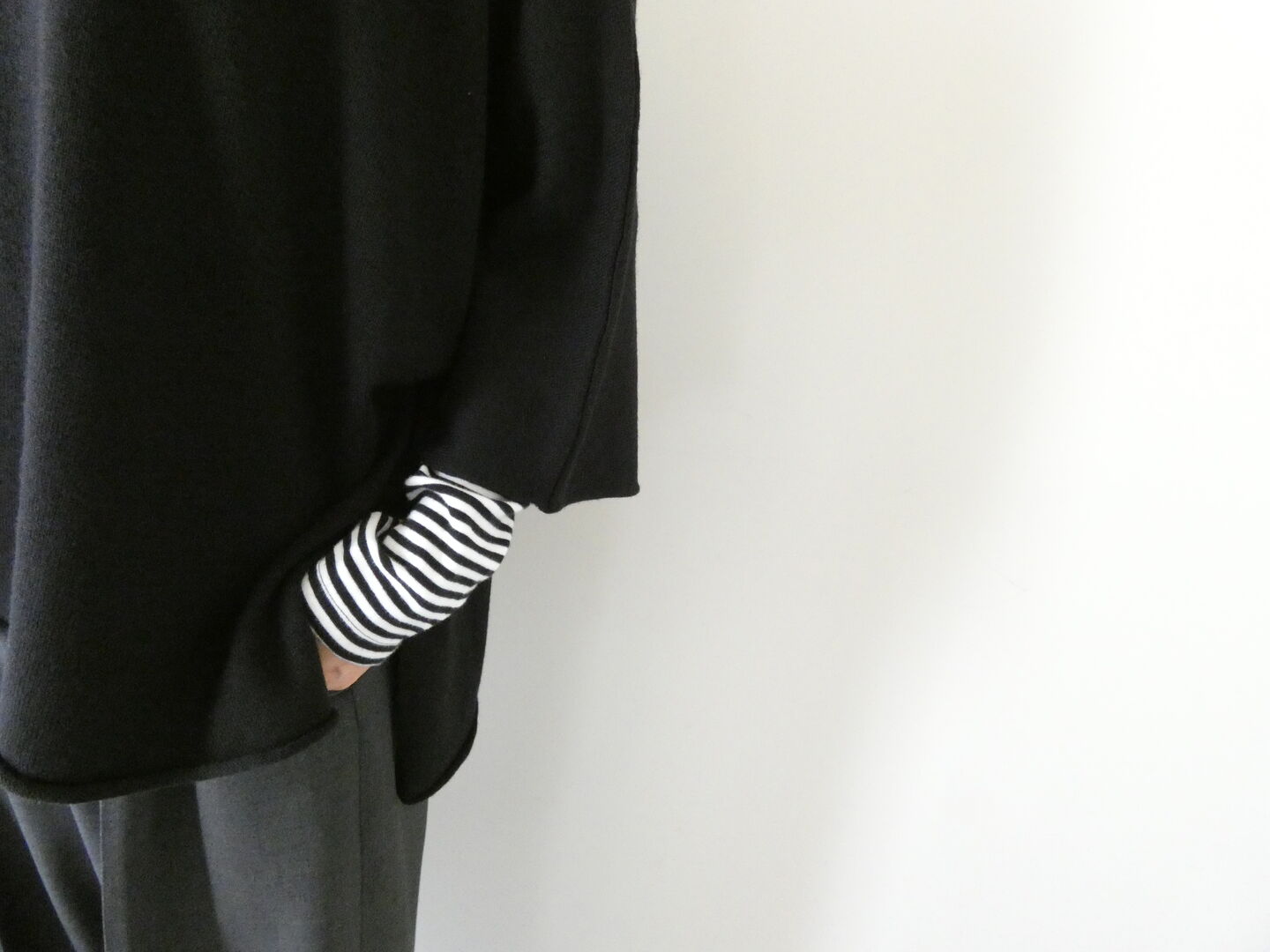 mizuiro ind(ミズイロインド) poncho like high neck P/Oの商品画像21