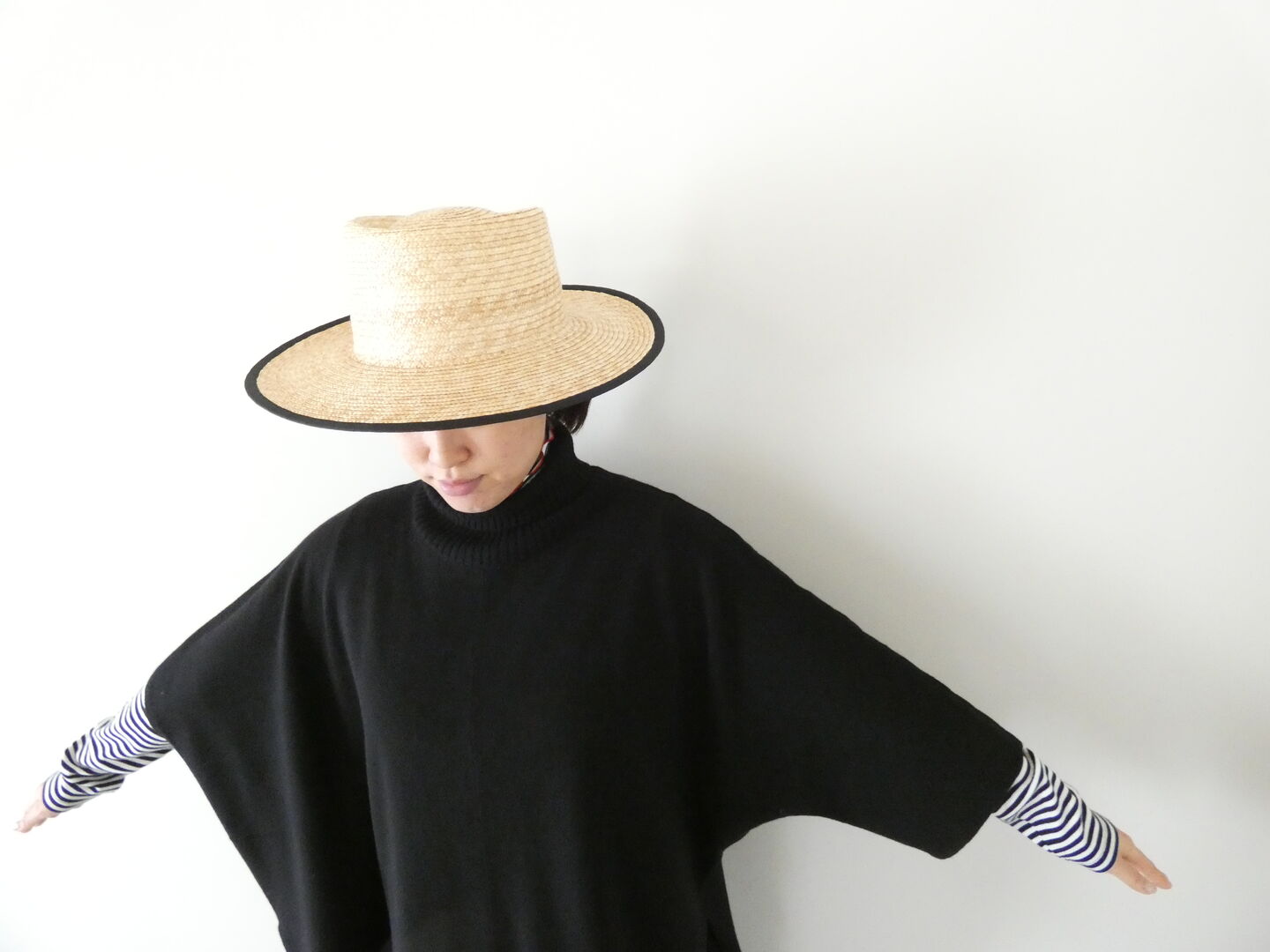 mizuiro ind(ミズイロインド) poncho like high neck P/Oの商品画像7