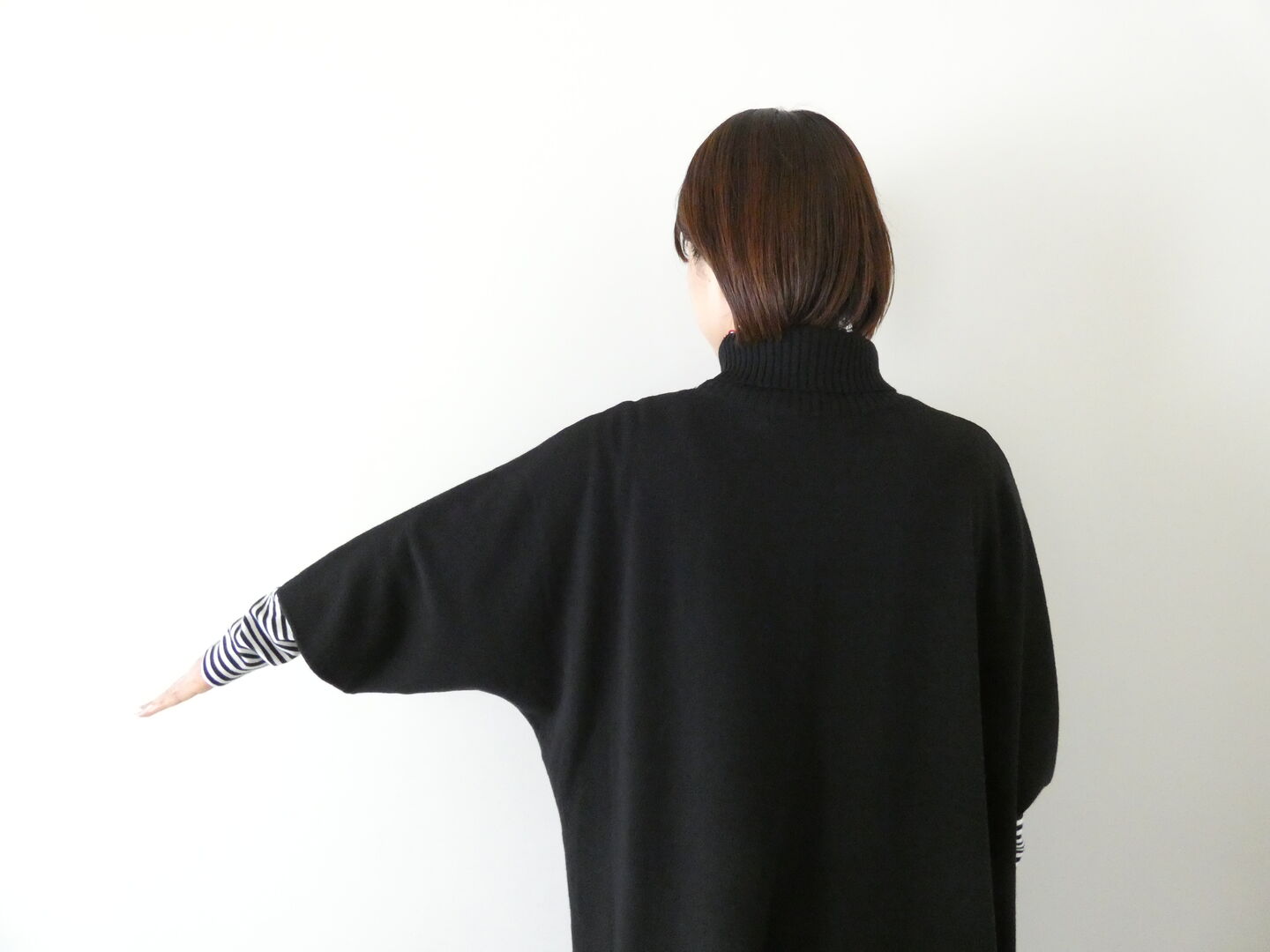 mizuiro ind(ミズイロインド) poncho like high neck P/Oの商品画像8