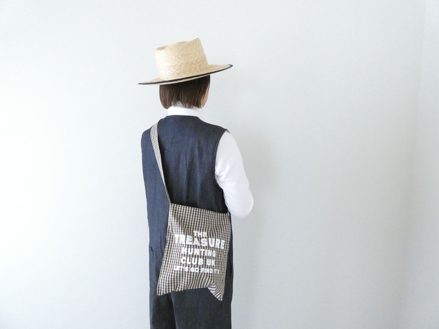 R&D.M.Co-(オールドマンズテーラー) G.C.C.TREASURE HUNTING ONE SHOULDER BAG コットン ガンクラブチェック ショルダーバッグの商品画像1