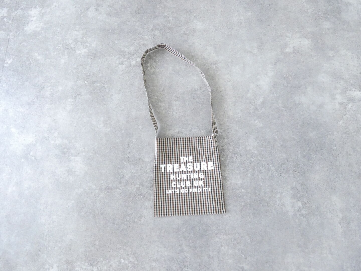 R&D.M.Co-(オールドマンズテーラー) G.C.C.TREASURE HUNTING ONE SHOULDER BAG コットン ガンクラブチェック ショルダーバッグの商品画像3