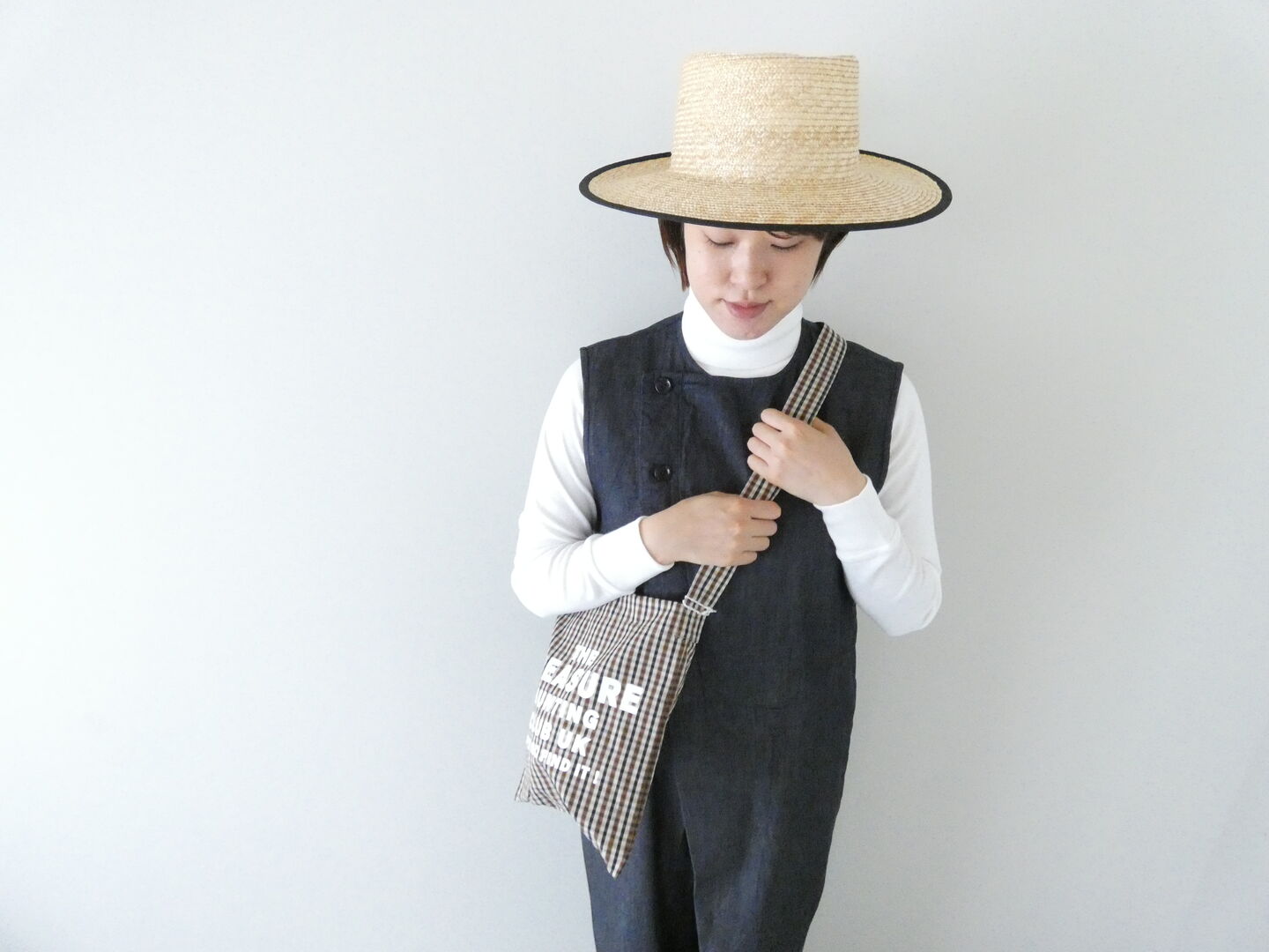 R&D.M.Co-(オールドマンズテーラー) G.C.C.TREASURE HUNTING ONE SHOULDER BAG コットン ガンクラブチェック ショルダーバッグの商品画像4