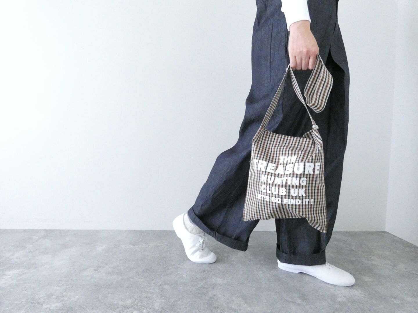 R&D.M.Co-(オールドマンズテーラー) G.C.C.TREASURE HUNTING ONE SHOULDER BAG コットン ガンクラブチェック ショルダーバッグの商品画像5