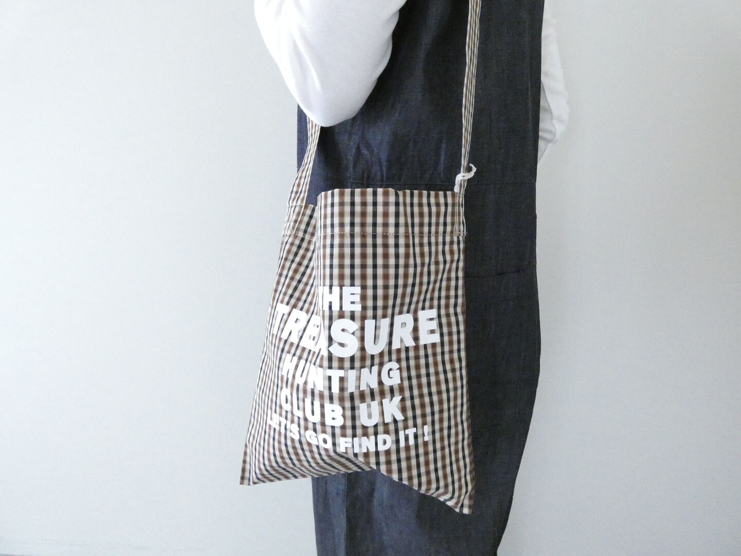 R&D.M.Co-(オールドマンズテーラー) G.C.C.TREASURE HUNTING ONE SHOULDER BAG コットン ガンクラブチェック ショルダーバッグの商品画像8