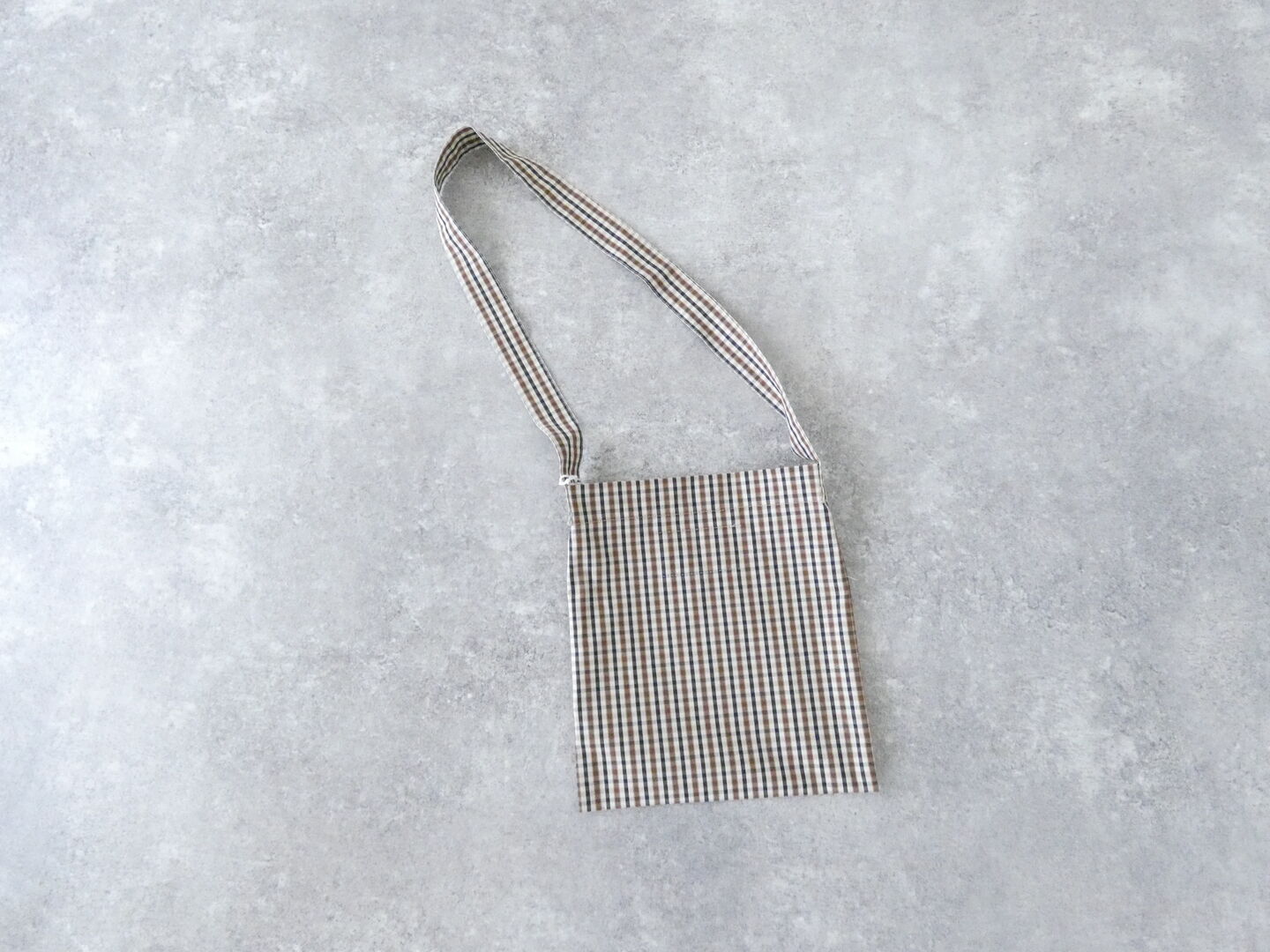 R&D.M.Co-(オールドマンズテーラー) G.C.C.TREASURE HUNTING ONE SHOULDER BAG コットン ガンクラブチェック ショルダーバッグの商品画像9