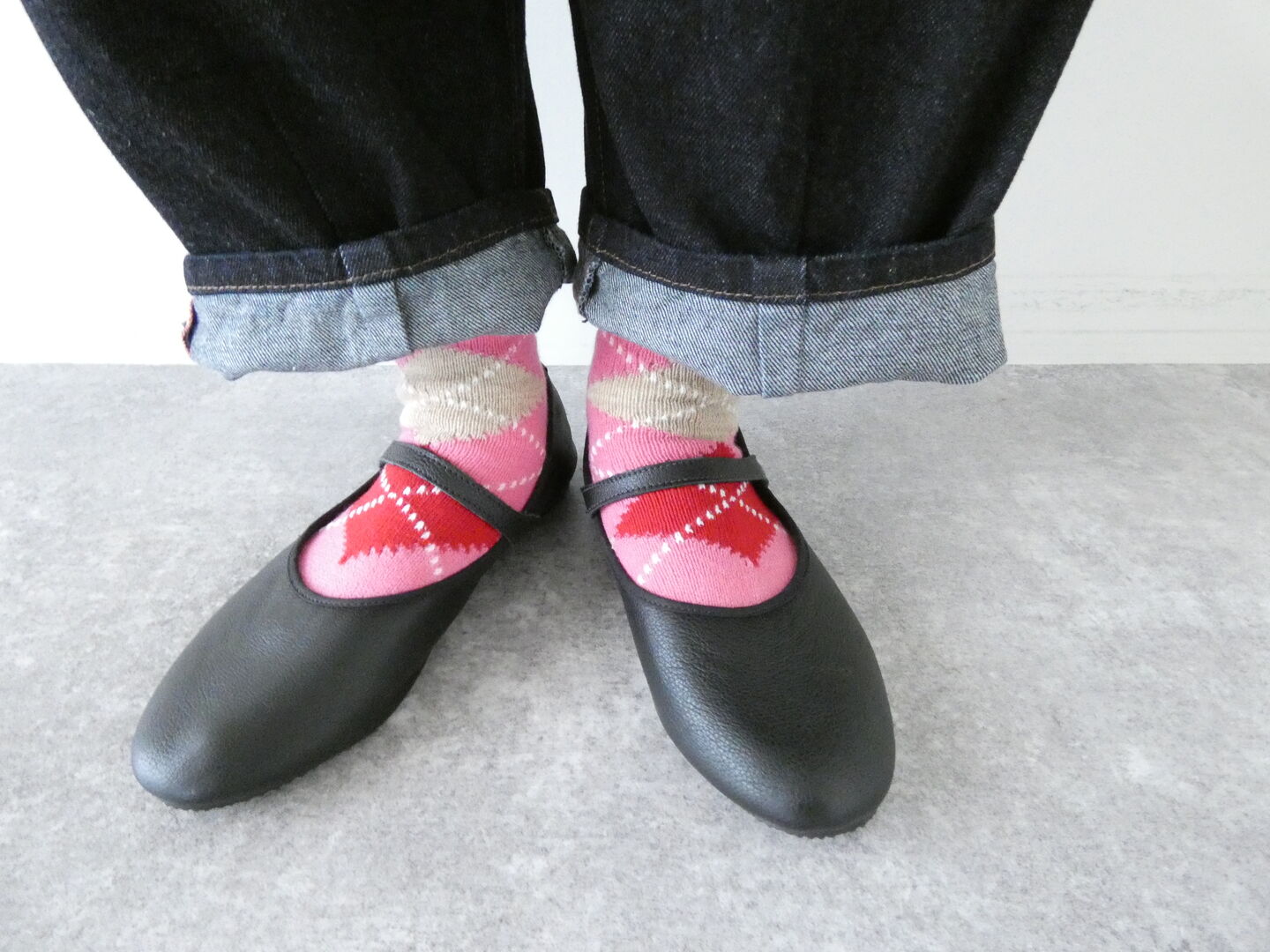 R&D.M.Co-(オールドマンズテーラー) ARGYLE SOCKSの商品画像3