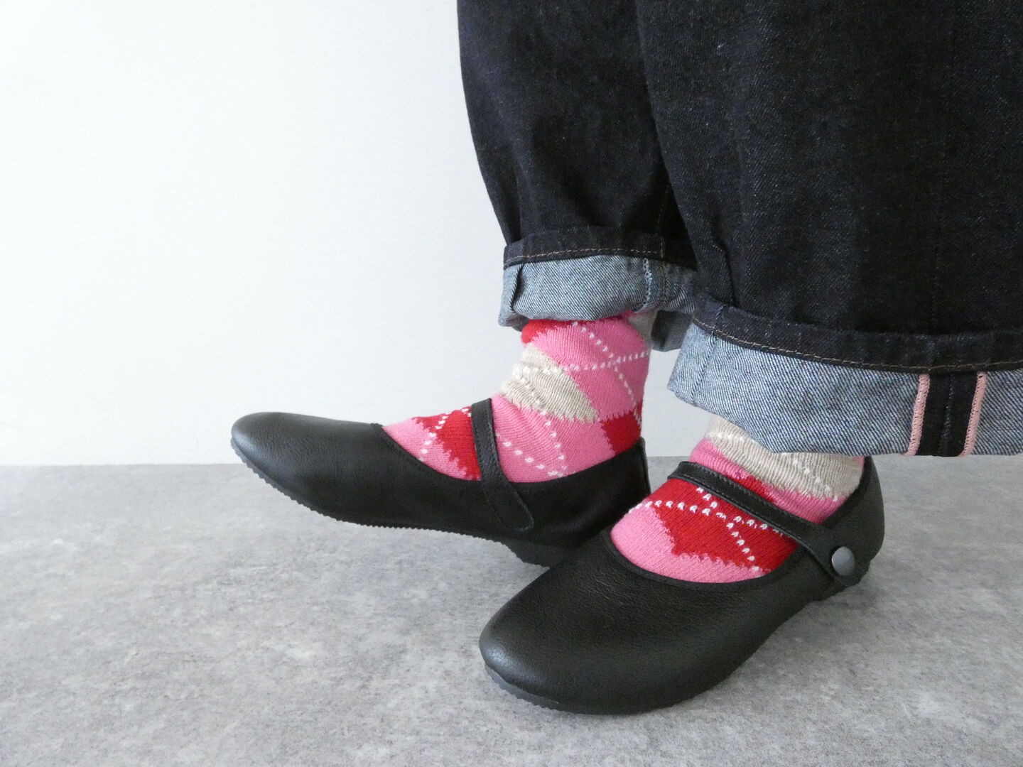 R&D.M.Co-(オールドマンズテーラー) ARGYLE SOCKSの商品画像4