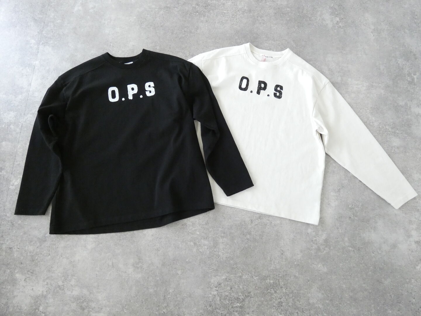 PACIFIC PARK STORE(パシフィックパークストア) ベーシックヘビー天竺ヨーク切替プリントTee　O.P.Sの商品画像2