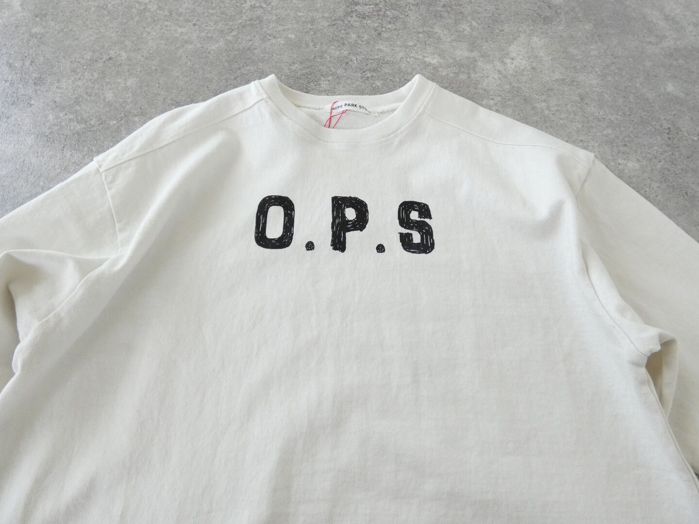PACIFIC PARK STORE(パシフィックパークストア) ベーシックヘビー天竺ヨーク切替プリントTee　O.P.Sの商品画像44
