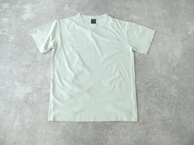 homspun(ホームスパン) 天竺半袖Tシャツ (3)ライトセージ　XL XXLサイズ(231-6272)