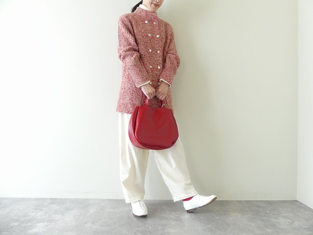 homspun(ホームスパン) メリノウール×綿スラブ片畦編みロング  