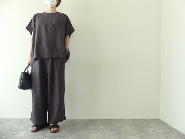ichiAntiquite's(イチアンティークス) リネンワイドパンツ(801121 