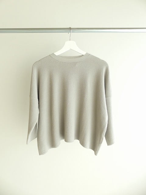 evam eva(エヴァムエヴァ) aze wide pullover(E221K018)(2)