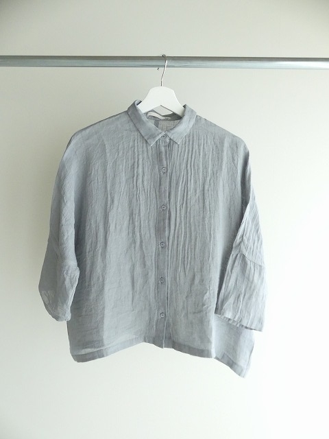 evam eva(エヴァムエヴァ) linen dolman shirt(E231T211)(2)