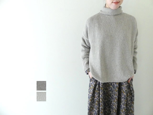 evam eva(エヴァムエヴァ) alpaca lily turtleneck(E243K159