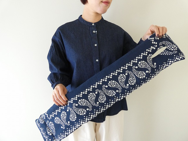 KAPITAL(キャピタル) 麻レーヨンバンダナ柄KESAマフラー(EK-573XMB