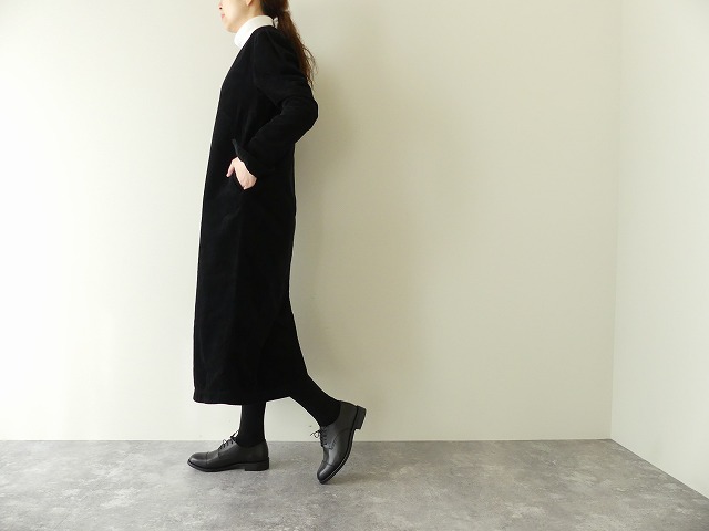 Kapital キャピタル 8wコーデュロイオペラスリーブオリーブネックワンピース K11op124 Space Moo