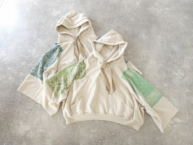 KAPITAL(キャピタル) TOP裏毛バンダナデビルフードパーカー(K2510LC095