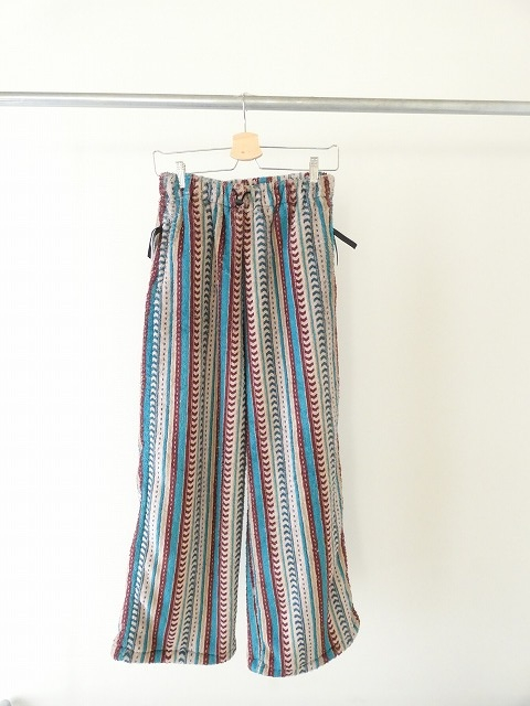 KAPITAL(キャピタル) Columbia-stripe柄フリースイージーストレート