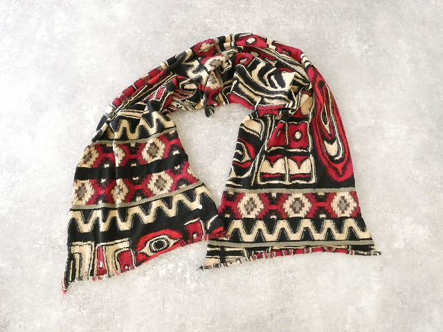 KAPITAL(キャピタル) 縮絨ウール Alaska-Raven HAPPYマフラー