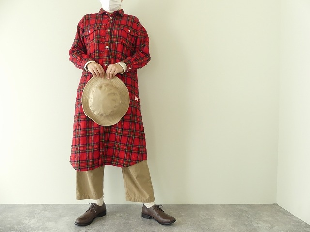 快晴堂 かいせいどう タータンフォーエバーcpoシャツワンピース 13op 33 Space Moo