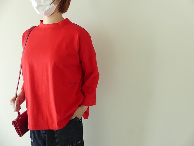 快晴堂(かいせいどう) Girl's アウターTシャツ スタンド衿7分袖Tシャツ(23C-29)(3)