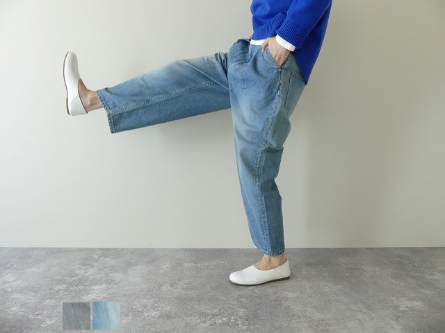 LAITERIE(レイトリー) セルヴィッジデニムワイドタックパンツ(LB17124B 
