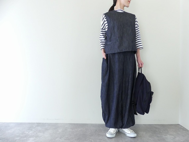パンツ カーゴパンツ 「mizuiro ind/ミズイロインド」 ワイドカーゴパンツ レディース