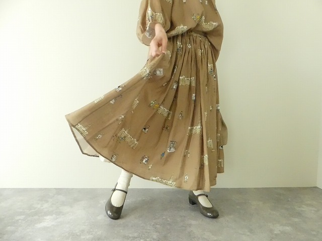 R&D.M(オールドマンズテーラー) OLD TIME ENGLAND GATHER SKIRT(OLD5161)