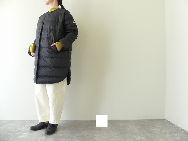 ORCIVAL｜ライト ダウン ノーカラー コート or-a0427dpl-yo