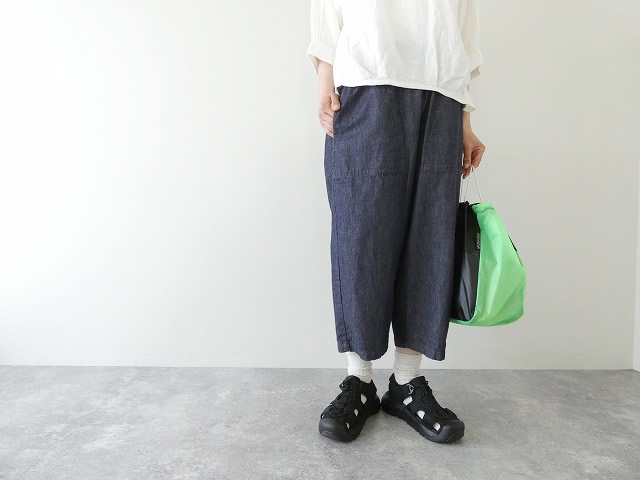 色落ちしにくくて、涼しく快適／ prit - 6oz反応染めデニム 裾