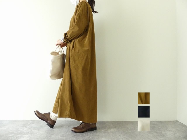 Prit プリット シャツコールスタンドカラービッグシャツワンピース Space Moo Prit プリット シャツコールスタンドカラービッグシャツワンピース Space Moo