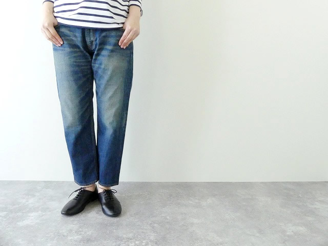 【再入荷】4/5 length denim pants