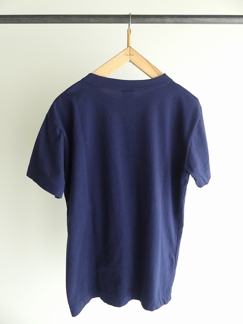 homspun(ホームスパン) 天竺半袖Tシャツ　(3)ネイビー XL XXLサイズの商品画像3