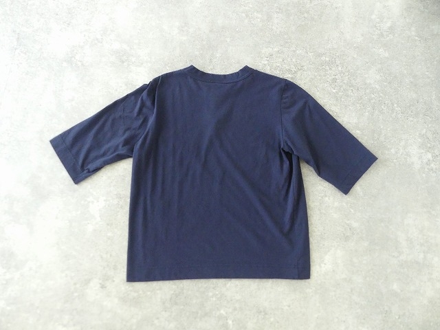 homspun(ホームスパン) 天竺6分袖Tシャツ (3)ネイビーの商品画像9
