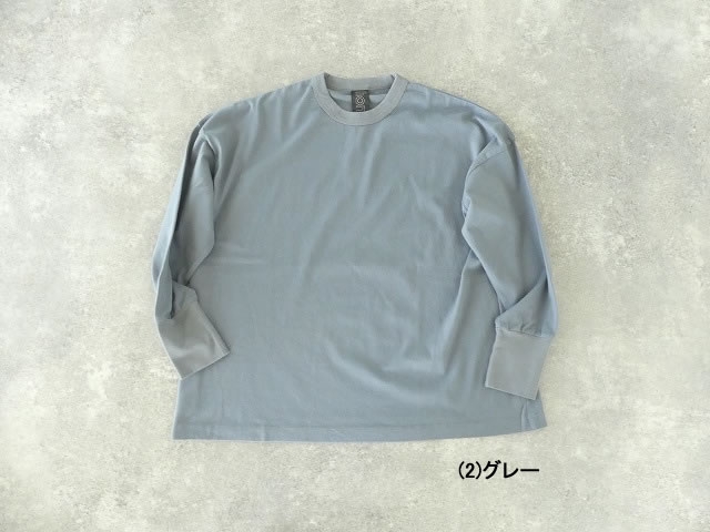 homspun(ホームスパン) 天竺長袖BIG Tシャツの商品画像16