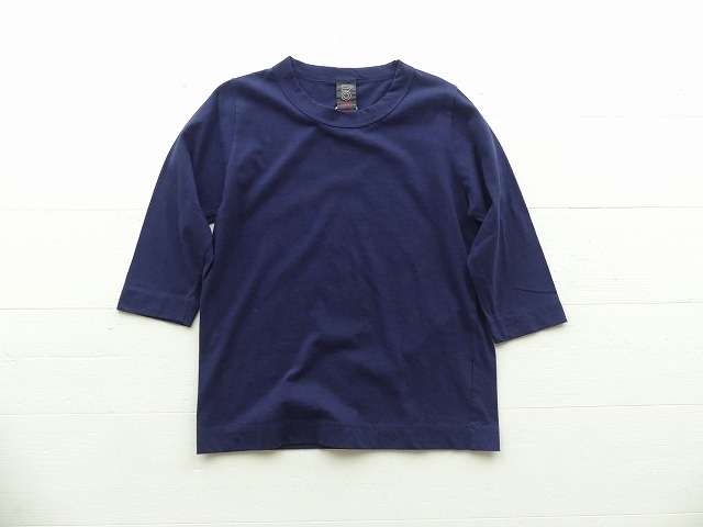 homspun(ホームスパン) 天竺7分袖Tシャツ　(3)ネイビーの商品画像8