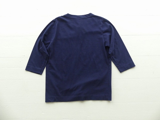 homspun(ホームスパン) 天竺7分袖Tシャツ　(3)ネイビーの商品画像9