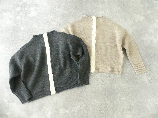 homspun ホームスパン ロービング 前立て 配色 カーディガン homspun ホームスパン ロービング 前立て 配色 カーディガン