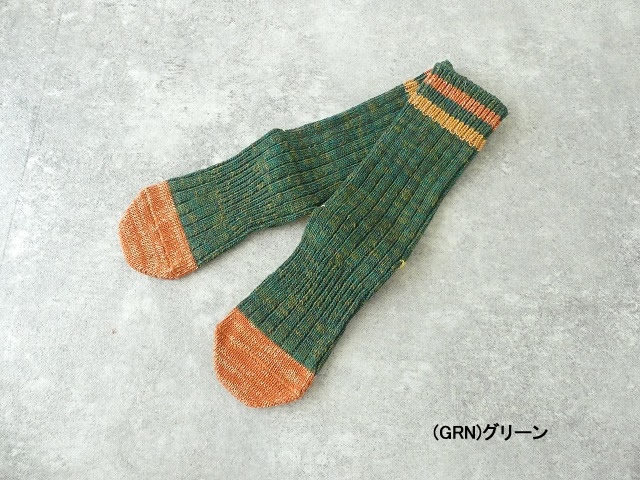 KAPITAL(キャピタル) 60本 杢 IVY RAINBOWY HAPPY HEEL ホールドソックスの商品画像3