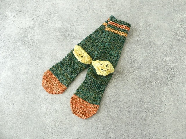 KAPITAL(キャピタル) 60本 杢 IVY RAINBOWY HAPPY HEEL ホールドソックスの商品画像6