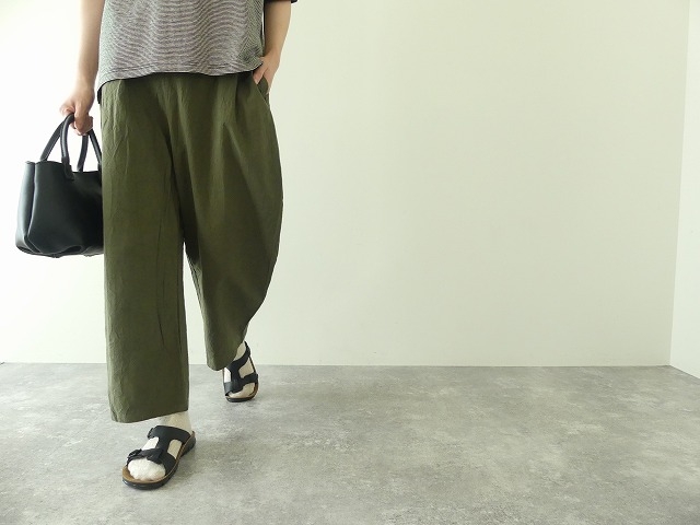 NARU シーチングハンドワッシャーエッグパンツの商品画像1