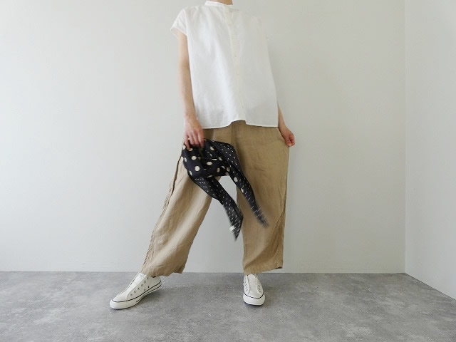 NARU 40フレンチリネンノッポパンツの商品画像1