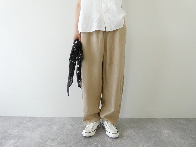 NARU 40フレンチリネンノッポパンツの商品画像3