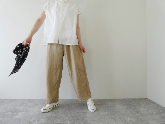 NARU 40フレンチリネンノッポパンツの商品画像6