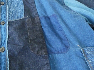 KAPITAL(キャピタル) 綿×リネンIDGパッチワークバンドカラーカトマンズシャツの商品画像26