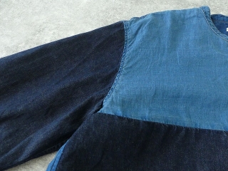 KAPITAL(キャピタル) 綿×リネンIDGパッチワークバンドカラーカトマンズシャツの商品画像27