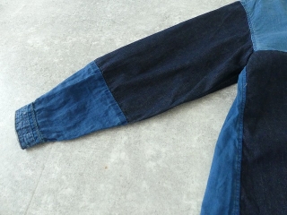 KAPITAL(キャピタル) 綿×リネンIDGパッチワークバンドカラーカトマンズシャツの商品画像28