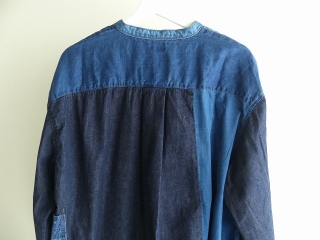 KAPITAL(キャピタル) 綿×リネンIDGパッチワークバンドカラーカトマンズシャツの商品画像33